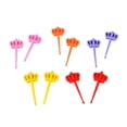 thumbnail image 1 of Cure-dents Réutilisables en Forme de Notes de Musique avec Fruits et Animaux de Dessin Animé pour Enfants, Collations de Déjeuner, Vaisselle, 10 Pcs, 1 of 5