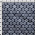 thumbnail image 3 of oneOone Silk Tabby Fabric Floral Block Print Fabric BTY 42 Inch Wide, 3 of 4