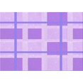 thumbnail image 1 of Ahgly Company Machine Washable Indoor Rectangle Transitional Heliotrope Purple Area Rugs, 2' x 3', 1 of 7