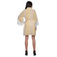 thumbnail image 3 of Moomaya Printed Bridesmaid Robes Short Bride Getting Ready Dress Loungewear, 3 of 6