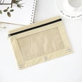 thumbnail image 1 of Birdeem Pencil Bags with Zipper, Large Pencil Pouch, Three-Hole Pencil Case Zipper Transparent Document Storage Bag Detachable Folder Large Capacity Pencil Case, Zipper Pencil Case, 1 of 6