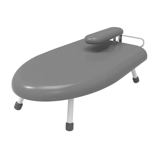 Lipstore Folding Ironing Board Space Saving Heat Resistant for Home Sleeve Countertop Fixed Silver