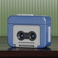thumbnail image 2 of Hangs Mini Tape Recorder Keychains Retro Cassette Player Portable Keychain Novelty for Everyday Carry, 2 of 4