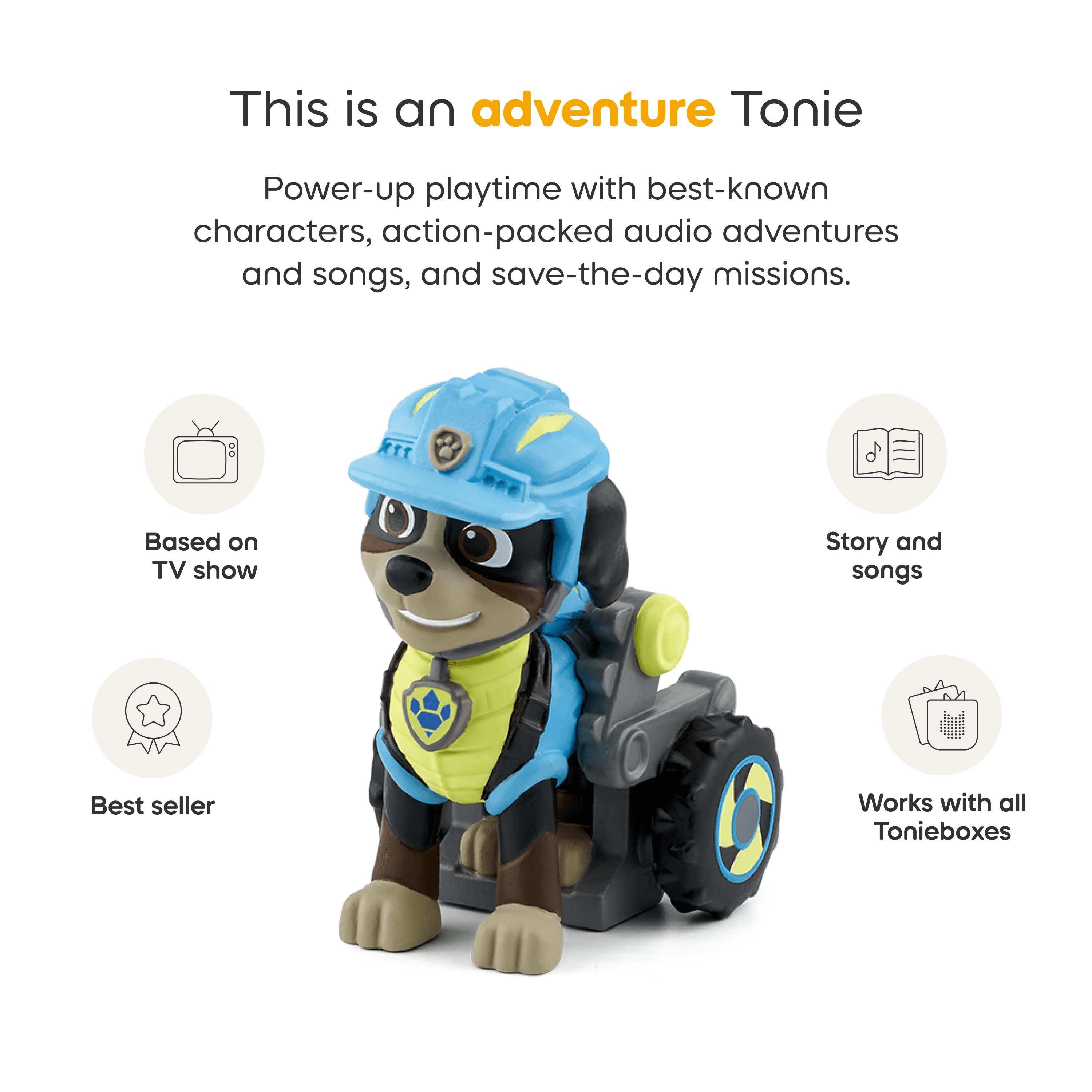 Tonies Rex Audio Play Character from Paw Patrol