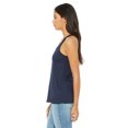 thumbnail image 3 of Bella Ladies Flowy Racerback Tank, XL, Midnight, 3 of 3