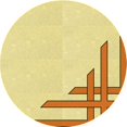 thumbnail image 1 of Ahgly Company Tapis d'Intérieur Lavables en Machine, Carrés de Transition Jaune Soleil, Carrés de 3', 1 of 7