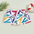 thumbnail image 2 of Boys Swim Trunks Summer Elastic Drawstring Beach Shorts Swimwear, 2 of 6