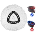 thumbnail image 4 of 6 Pack Mop Replacement Heads for Spin Mop, Microfiber Spin Mop Refills, Easy Cleaning Mop Head Replacement, 4 of 9