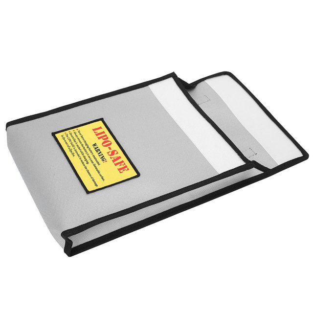 Fdit Battery Explosion‑Proof Bag,Battery Fireproofing Bag,Lithium Battery Model Airplane Explosion‑proof Store Bag Antiflaming Fireproofing Handbag