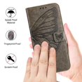 thumbnail image 3 of Butterfly Wallet Case for iPhone 17 Pro with Card Slots & Stand - Shockproof Gray, 3 of 5