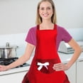 thumbnail image 2 of Feltree Bow Apron Restaurant Apron Lovable, 2 of 7