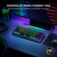 thumbnail image 2 of Refurbished (Excellent) - Razer BlackWidow V4 Mini HyperSpeed Wireless Hot Swappable 65% Gaming Keyboard, 2 of 5