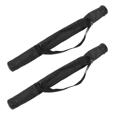 Homoyoyo 2 Pcs Sac de Transport Multifonction pour Battes de Baseball, Softball et Arts Martiaux, Noir