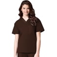thumbnail image 1 of Maevn Unisex Core V-Neck TopChocolate, Small, 1 of 1