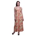 thumbnail image 1 of Bimba Robe Longue Maxi Bohème à Bretelles Sans Manches Imprimée Florale pour Femme - Très Petit, 1 of 6