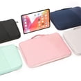 thumbnail image 2 of Baohd Laptop Sleeve Case Notebook Protective Handbag Zipper Closure Nylon Computer Carrying Bag Protector For Tablet Pouch Gray 10.8-11 inch, 2 of 9