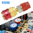 thumbnail image 1 of High/Low Side Extension R134A Quick Coupler Adapters Car Air Conditioning Fitting For A/C Manifold Gauge Set Type, 1 of 12