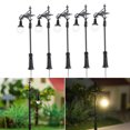 thumbnail image 1 of 5Pieces Model Railway N Gauge Lamp 1: 160 Street Lamp LED 65mm Light Model Train, 1 of 1