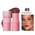 thumbnail image 1 of LNGOOR Blush Brush Liquid Powder Blusher Long Lasting Powder Blusher Silky Powder Blusher Stick Soft Cheeks Powder Blusher Natural Makeup Makeup A, 1 of 9