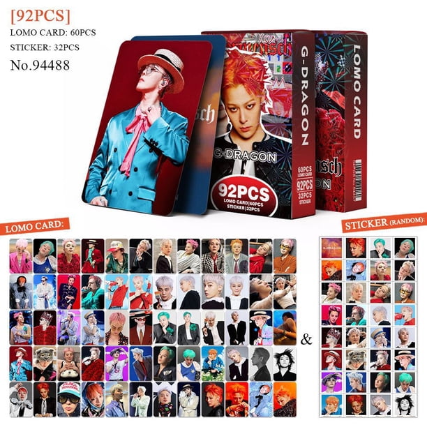 92 photos of multinational boy group bigbang support photo card