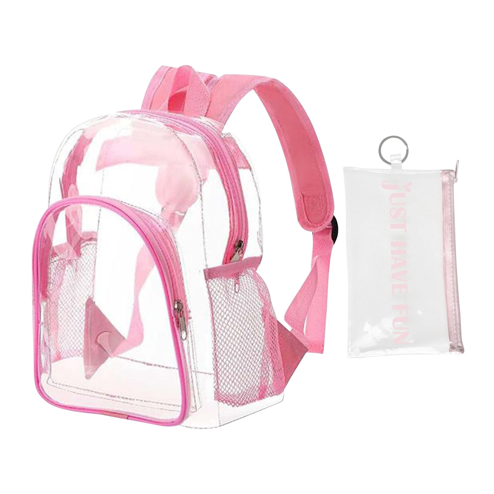 Kctiaxy School Backpack Transparent Backpack, Transparent Backpack, Beach for Sports Activities and Games in Concert Festival Kitchen Appliances