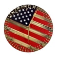thumbnail image 2 of QTOCIO Flag Clock Wooden Handicrafts Flag Hand Made Bullets Clock Decoration Pendant Clock Pendant, 2 of 4