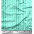 thumbnail image 1 of Soimoi Poly Georgette Fabric Dot & Stripe Block Decor Fabric Printed Yard 52 Inch Wide, 1 of 1