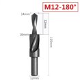 thumbnail image 1 of 90/180 Degree Hss Counterbore Spiral Step Drill Bit for Metal Drillingchamfering, 1 of 7