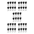 thumbnail image 1 of Ruiboury 8pcs Plastic Wide Compatibility Yacht Drain Plug Easy To Install Durable Reliable Marine Drain Plug black 5Set, 1 of 6