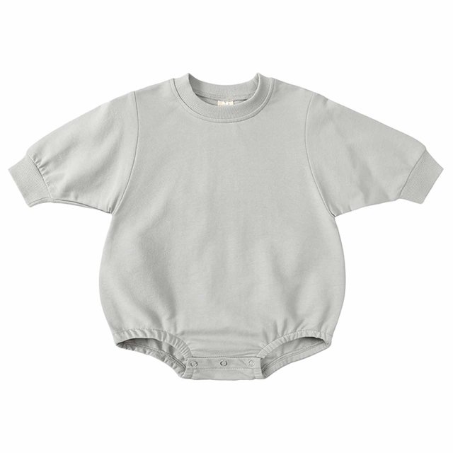 2 Piece Set Spring Baby Girls Boys Cute Romper Long Sleeve Button Sweatshirt Jumpsuits 2 Piece Outfits on Clearance
