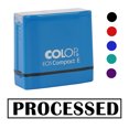 thumbnail image 2 of Printtoo Processed Self Inking Rubber Stamp Pre-Inked Office Stamp- Home Office Business Stationery, Red- 42 x 9 mm, 2 of 7