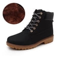 thumbnail image 4 of NOKIO Bottes de Randonnée Mi-Hautes pour Femmes Waterproof Antidérapantes Style Combat Chaussures de Travail pour Sac à Dos Aventures en Plein Air et Activités Robustes, 4 of 9