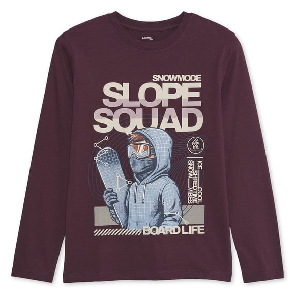 George Boys' Long-Sleeve Graphic T-Shirt