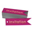 thumbnail image 1 of Inkdotpot Pack Of 50 Invitation Party Favor Paper Tags Craft Real Gold Foil Hang Tags, 1 of 6