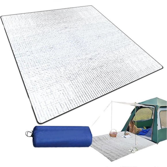 Camping Mat,Foam Foil Blanket for Camping Foam Pad,Insulating Foil Mat Sleeping Tent Pad,Thermal Aluminum Camping mat,Insulated Blanket Ultralight Aluminium Sleeping Mat Foldable Tent Mat 200x150cm