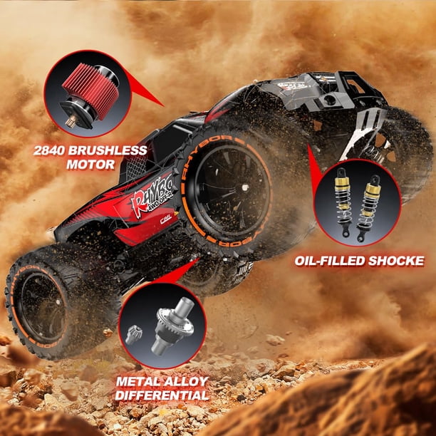 Rhybor 1:14 Brushless Fast RC Car for Adults - Remote Control Car