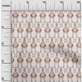 thumbnail image 1 of oneOone Silk Tabby Fabric Paisley Ikat Printed Fabric 1 Yard 42 Inch Wide, 1 of 4