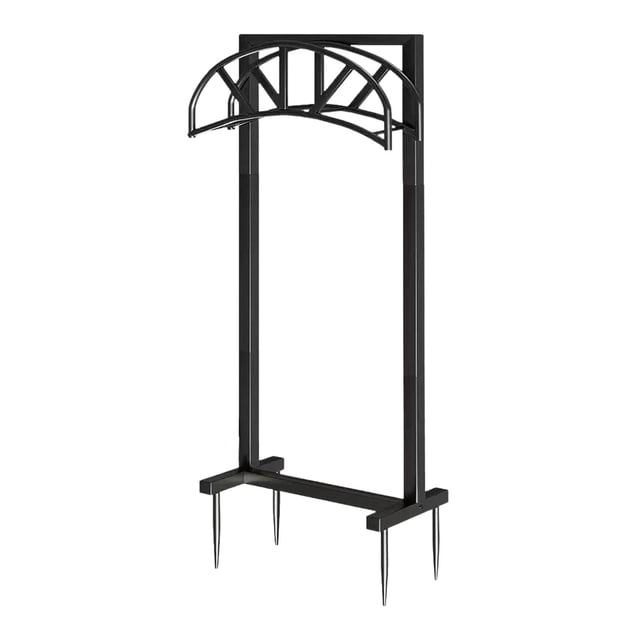 DOLITY Garden Hose Holder Metal Water Pipe Storage Stand Rack for Vegetable Patches 112cmx41cm