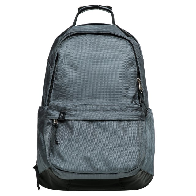 KAUKKO Vintage Casual polyster and Leather Rucksack Backpack (Nylon Grey)