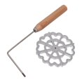 thumbnail image 4 of CNKOO JINGT Waffle Maker Aluminum Alloy Frying Snack Mould Funnel Cookie Bake Mould, 4 of 9