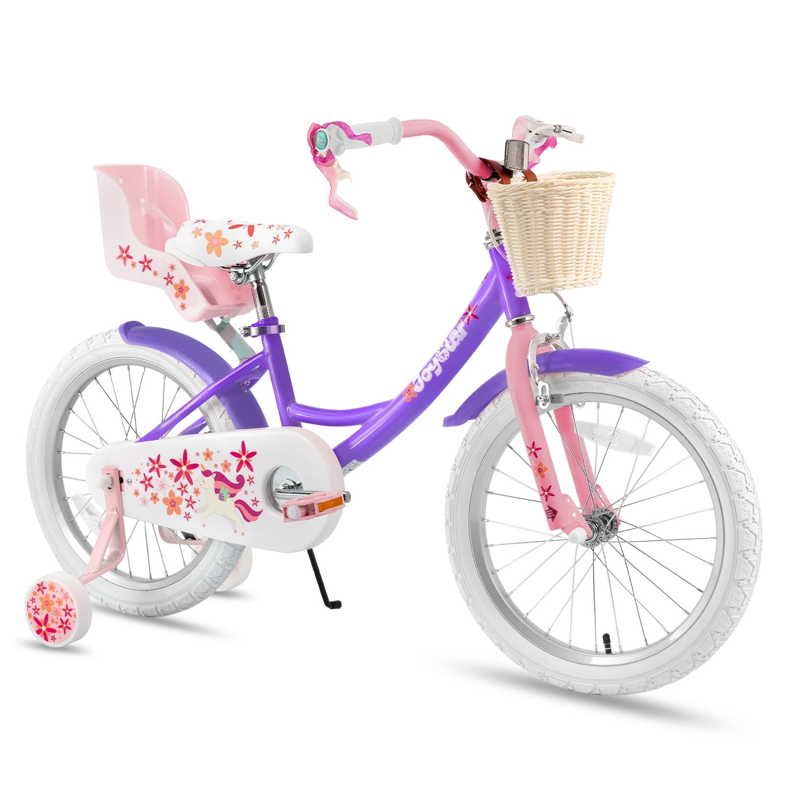 JOYSTAR Unicorn Vélo Fille 18 Pouces, Violet