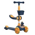 thumbnail image 1 of Trottinette à Pousser, Trottinette Pliante 3 en 1 à Hauteur Réglable, Trottinette à 3 Roues avec Roue Lumineuse pour Garçons Filles, 1 of 8