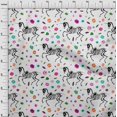 thumbnail image 3 of oneOone Polyester Lycra Off White Fabric Skull Craft Projects Decor Fabric Printed By The Yard 56 Inch Wide, 3 of 4