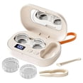 thumbnail image 2 of Ultrasonic Contact Lens Cleaner Travel Case with 3-Minute Cleaning Timer, White Plastic, Includes USB Cable, Washer and Storage Box, 2 of 6