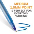 thumbnail image 3 of BIC Round Stic Xtra Life Ballpoint Pen, Medium Point (1.0mm), Blue, 144-Count, 3 of 7