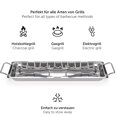 thumbnail image 4 of Gourmet Grill Pro: Chicken Leg Rack & BBQ Drumstick Holder, 12-Slot Stainless Steel Roaster Stand, Outdoor Cooking Tools For Even Cooking, Easy Clean & Compact Storage, P003, 4 of 7