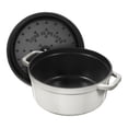 thumbnail image 2 of STAUB La Cocotte 3.7 L Cast Iron Round Cocotte, White Truffle, 2 of 11