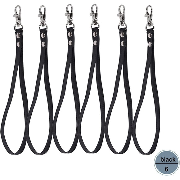 Hand Wrist Straps,Leather [with Lock] for Cellphones/Cameras/USB Drives/Keychains/ID Name Tag Holders,3pcs Pack