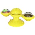 thumbnail image 1 of Pet Life CTY30YL Windmill Rotating Suction Cup Spinning Cat Toy, Yellow - One Size, 1 of 1