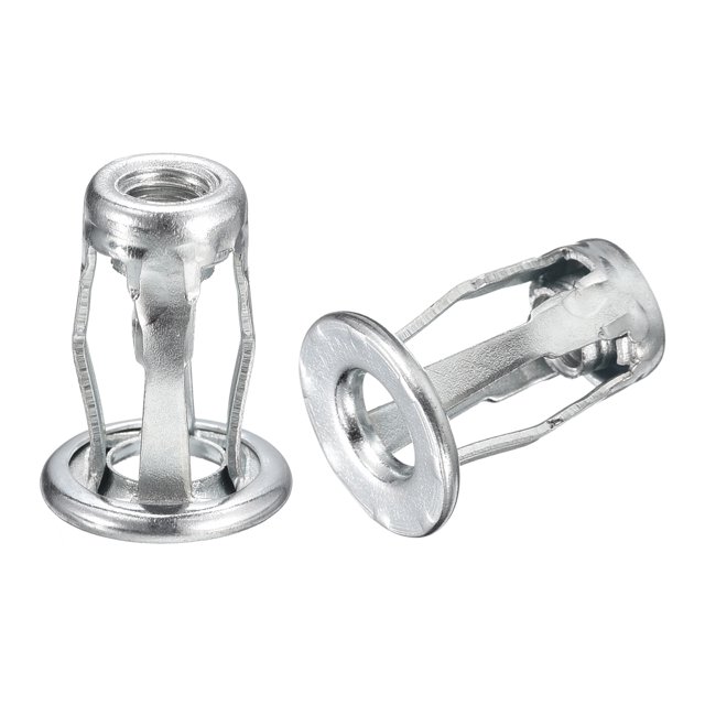 Unique Bargains M5 Jack Nuts, 10 Pack Threaded Insert Nut 304 Stainless Steel Rivet Nuts, 18.4mm Length